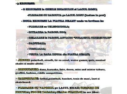Tabără de limba engleză